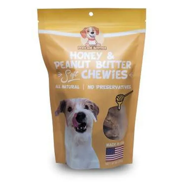 1ea 8 oz. Poochie Peanut Butter & Honey - Treats
